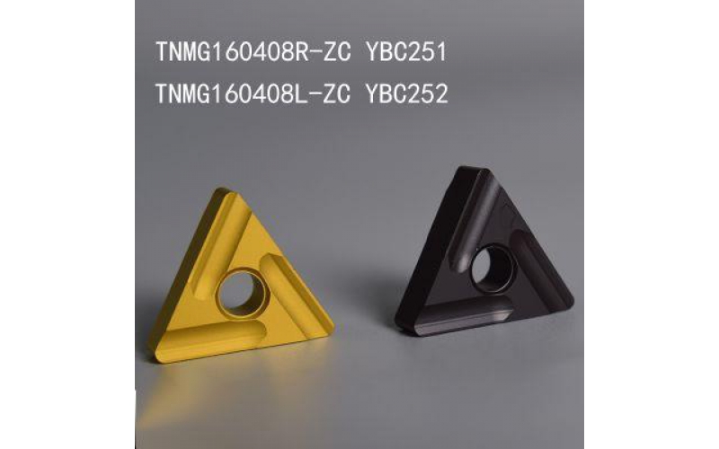 开槽开粗三角形数控刀片TNMG160408L-ZC-YBC251(252)