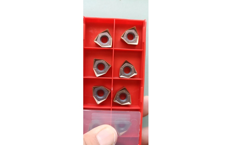 WNMU080608快进给铣刀片 — 耐磨、抗崩、光洁度优异